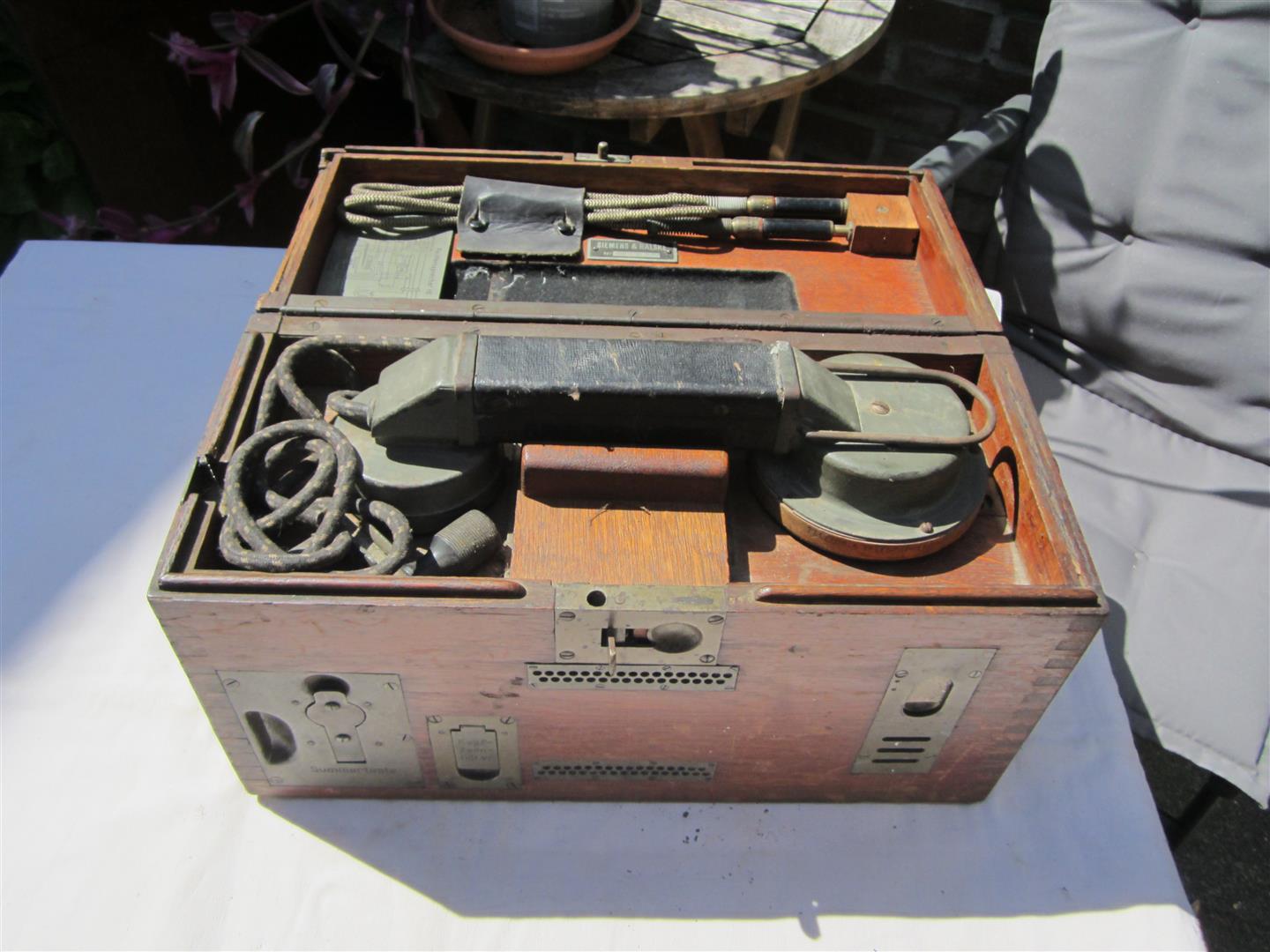 WW1 German Field Telephone, Siemens Type B
